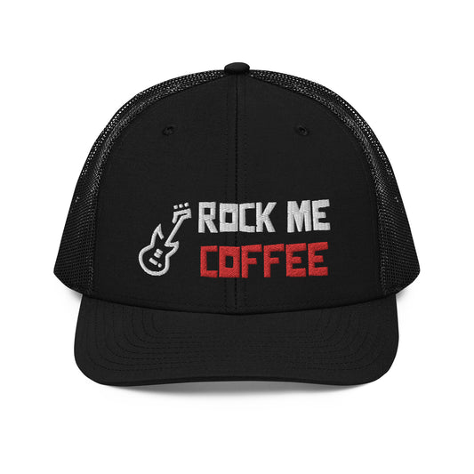 ROCK ME COFFEE/GUITAR - Trucker Cap