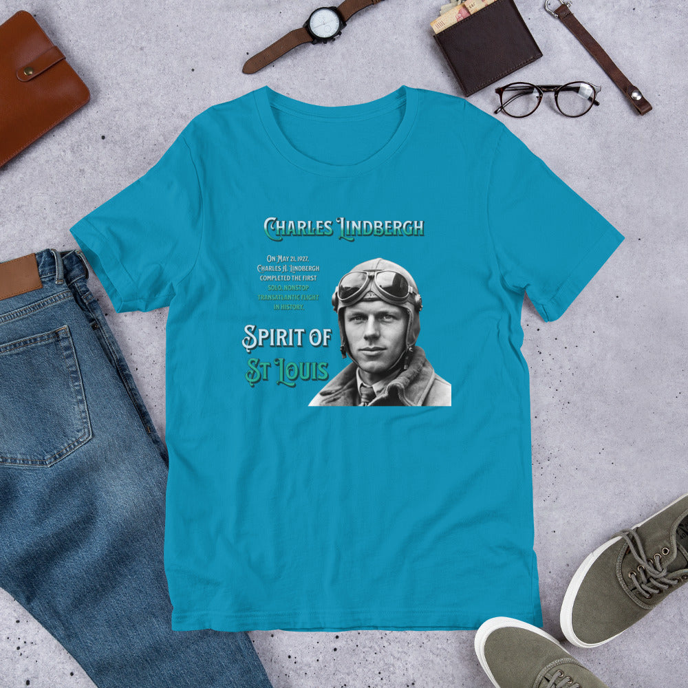 Charles Lindbergh - Spirit of St Louis -Unisex t-shirt