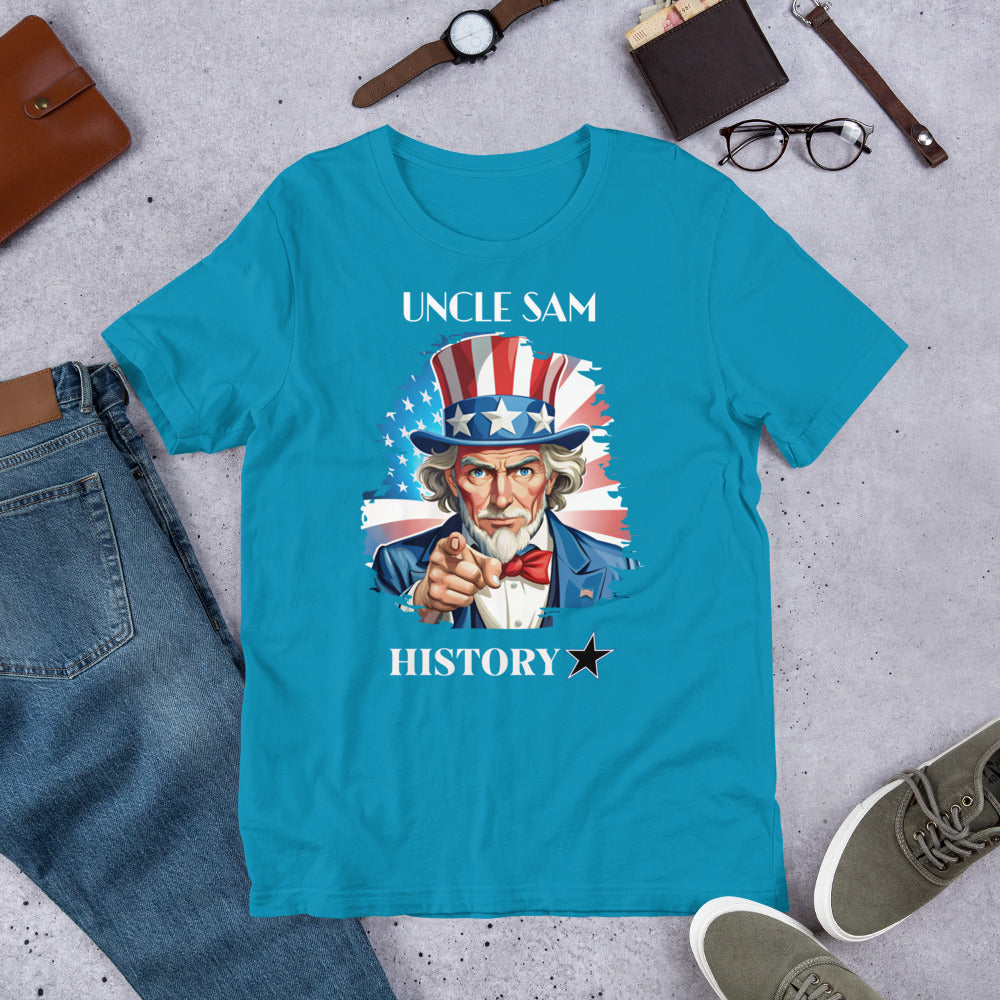 UNCLE SAM - HISTORY STAR - Unisex t-shirt