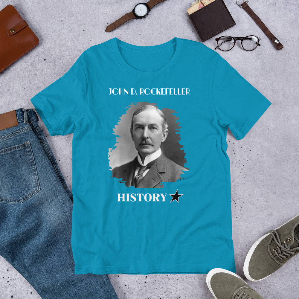 John D. Rockefeller - History Star - Unisex t-shirt