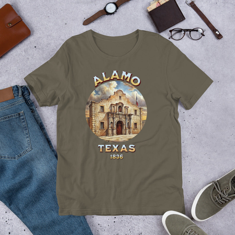 Alamo 1836- Unisex t-shirt