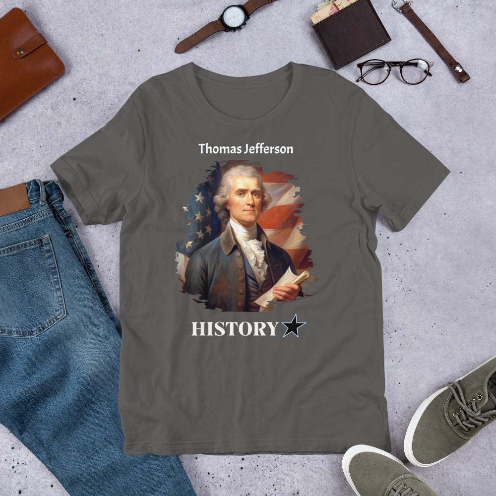 Thomas Jefferson - History Star - Unisex t-shirt