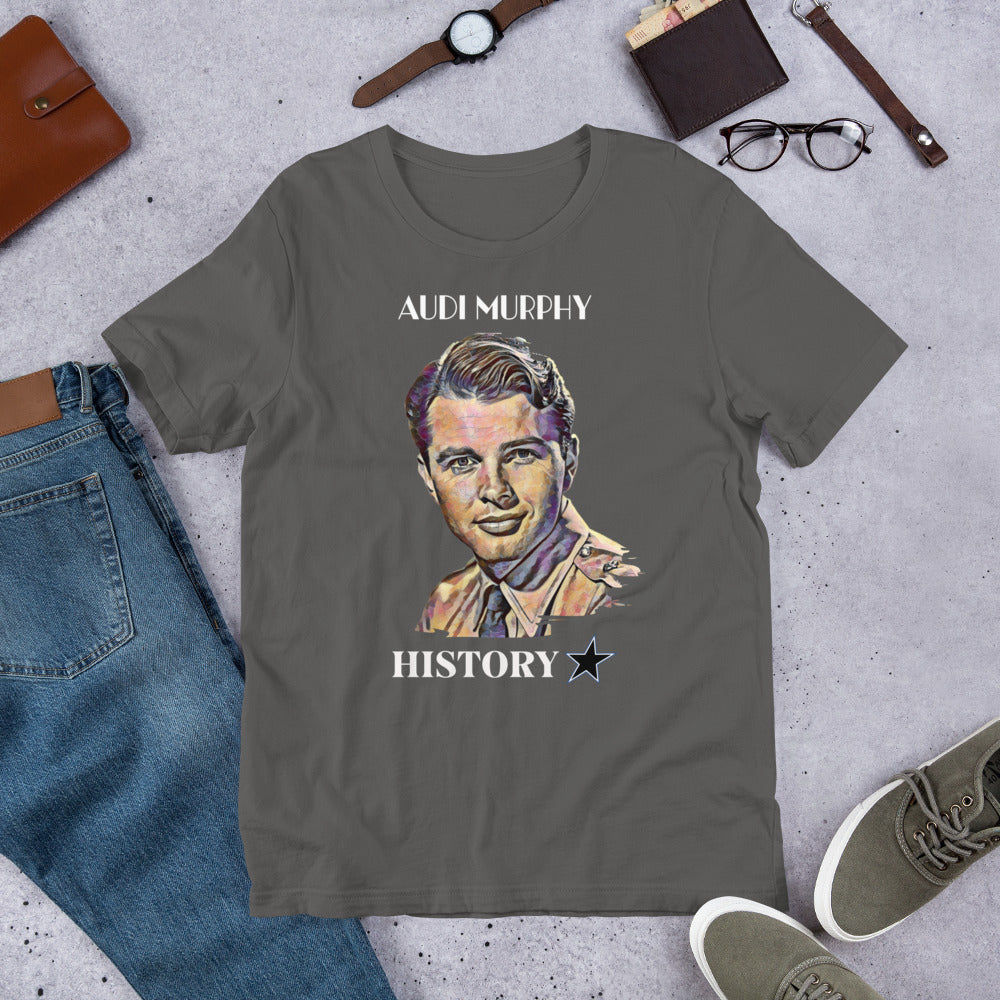 Audi Murphy - History Star - Unisex t-shirt