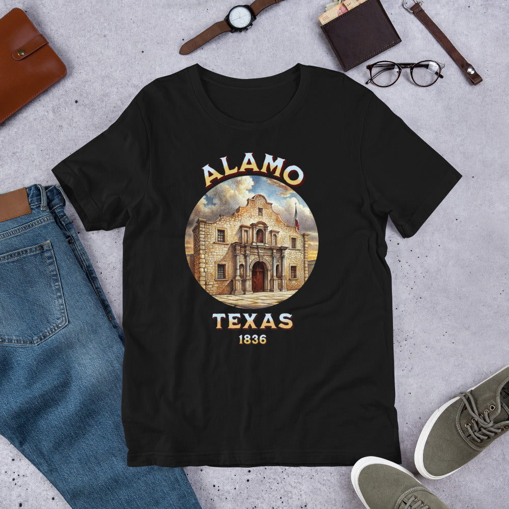 Alamo 1836- Unisex t-shirt