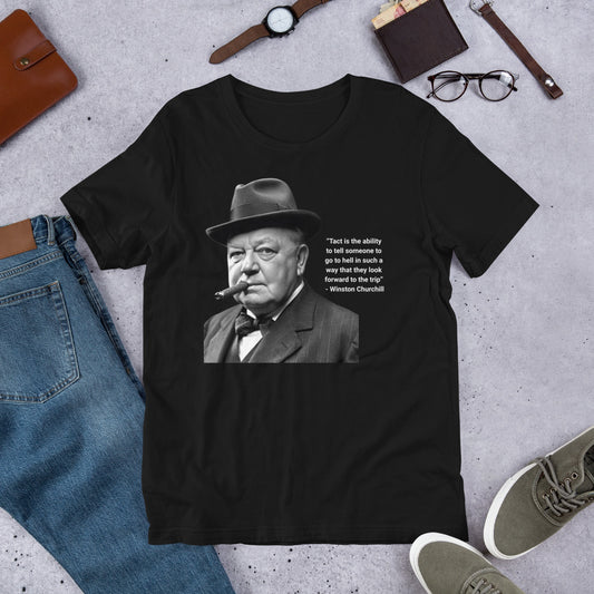 Winston Churchill - Tact - Unisex t-shirt