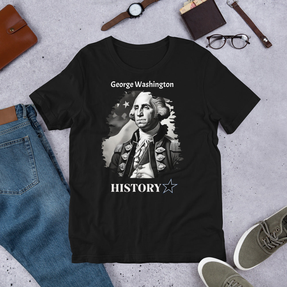 George Washington - History Star - Unisex t-shirt