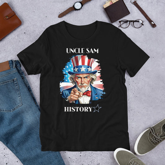 UNCLE SAM - HISTORY STAR - Unisex t-shirt