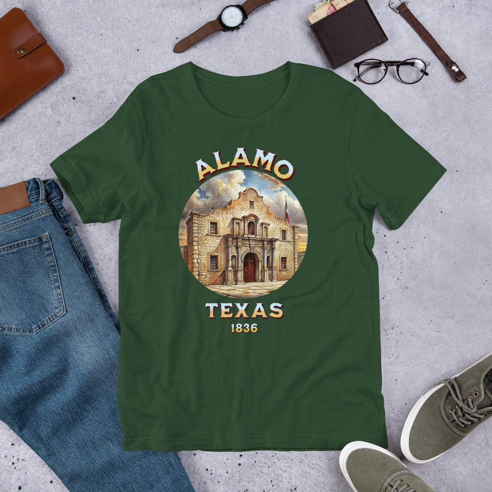 Alamo 1836- Unisex t-shirt