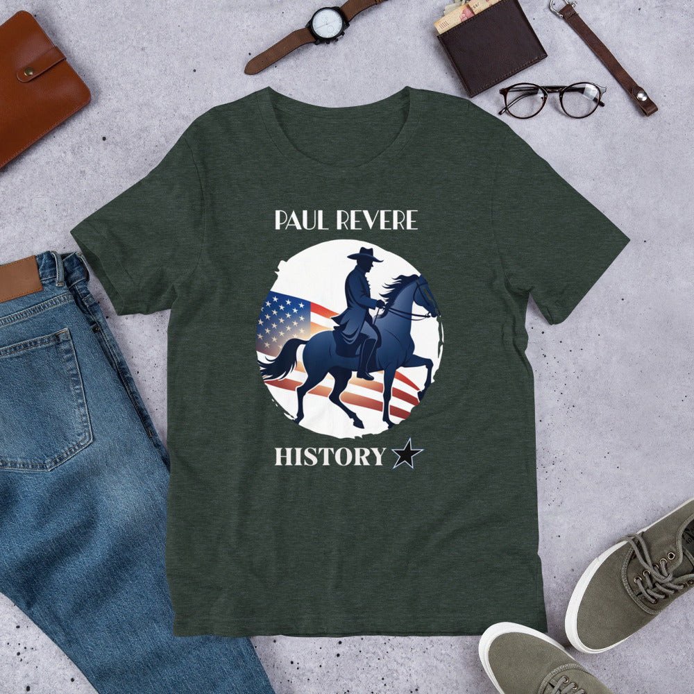 Paul Revere - History Star - Unisex t-shirt