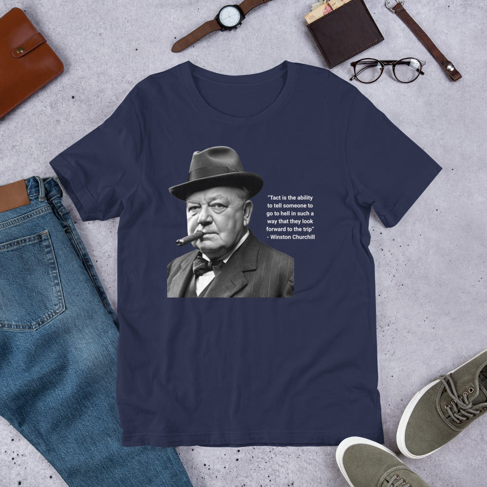 Winston Churchill - Tact - Unisex t-shirt