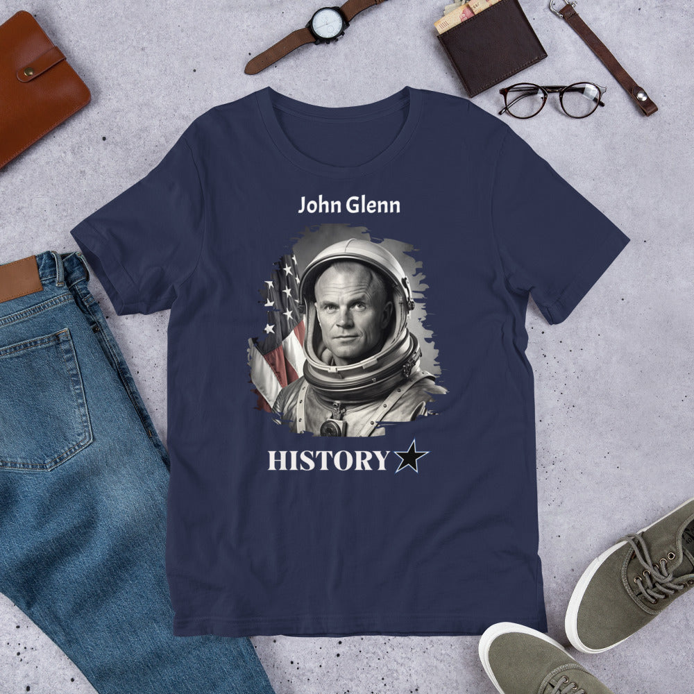 John Glenn - History Star - Unisex t-shirt