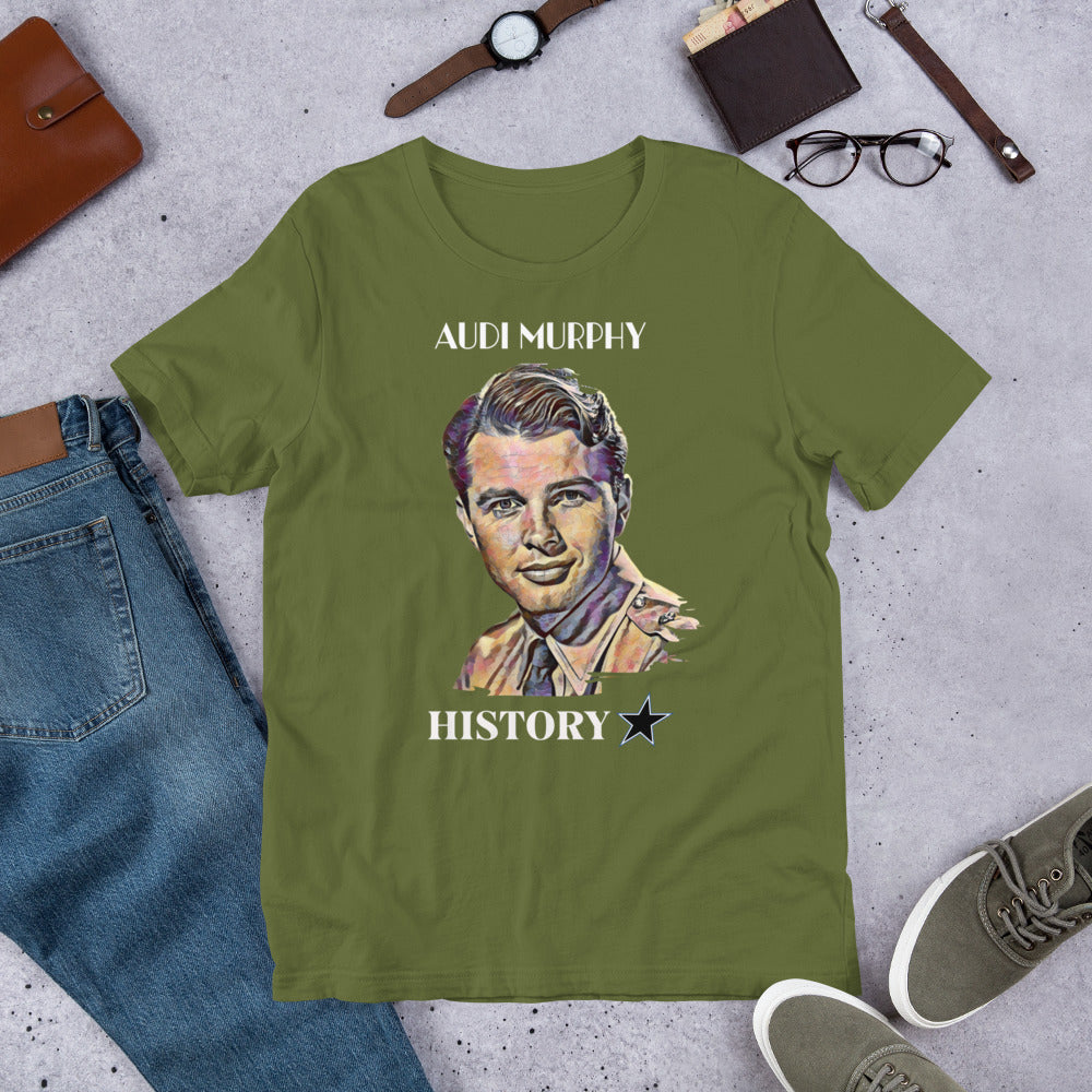 Audi Murphy - History Star - Unisex t-shirt