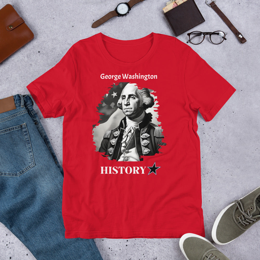 George Washington - History Star - Unisex t-shirt