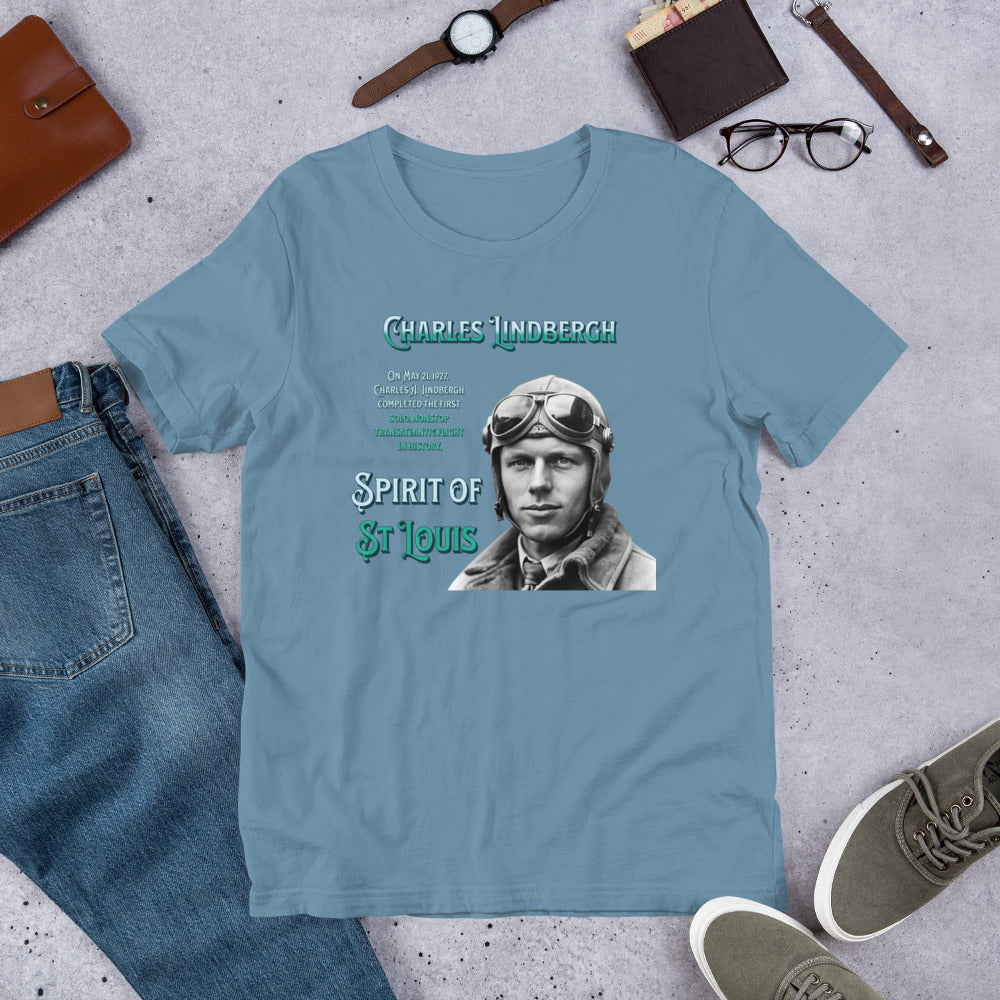 Charles Lindbergh - Spirit of St Louis -Unisex t-shirt