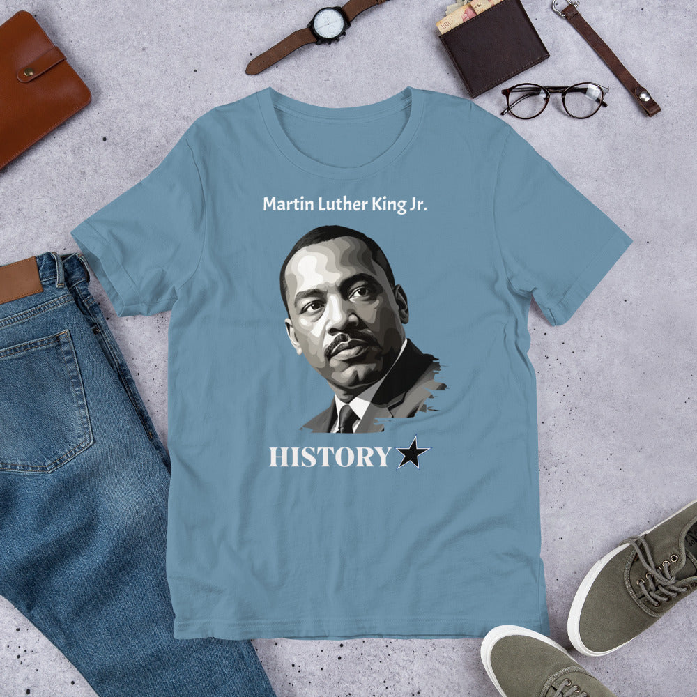 Martin Luther King Jr - History Star - Unisex t-shirt