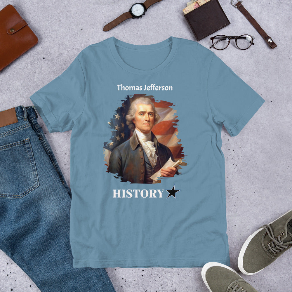 Thomas Jefferson - History Star - Unisex t-shirt