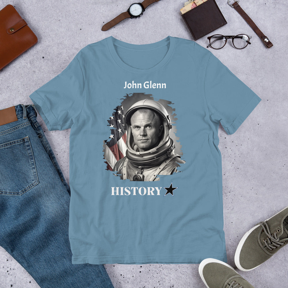 John Glenn - History Star - Unisex t-shirt