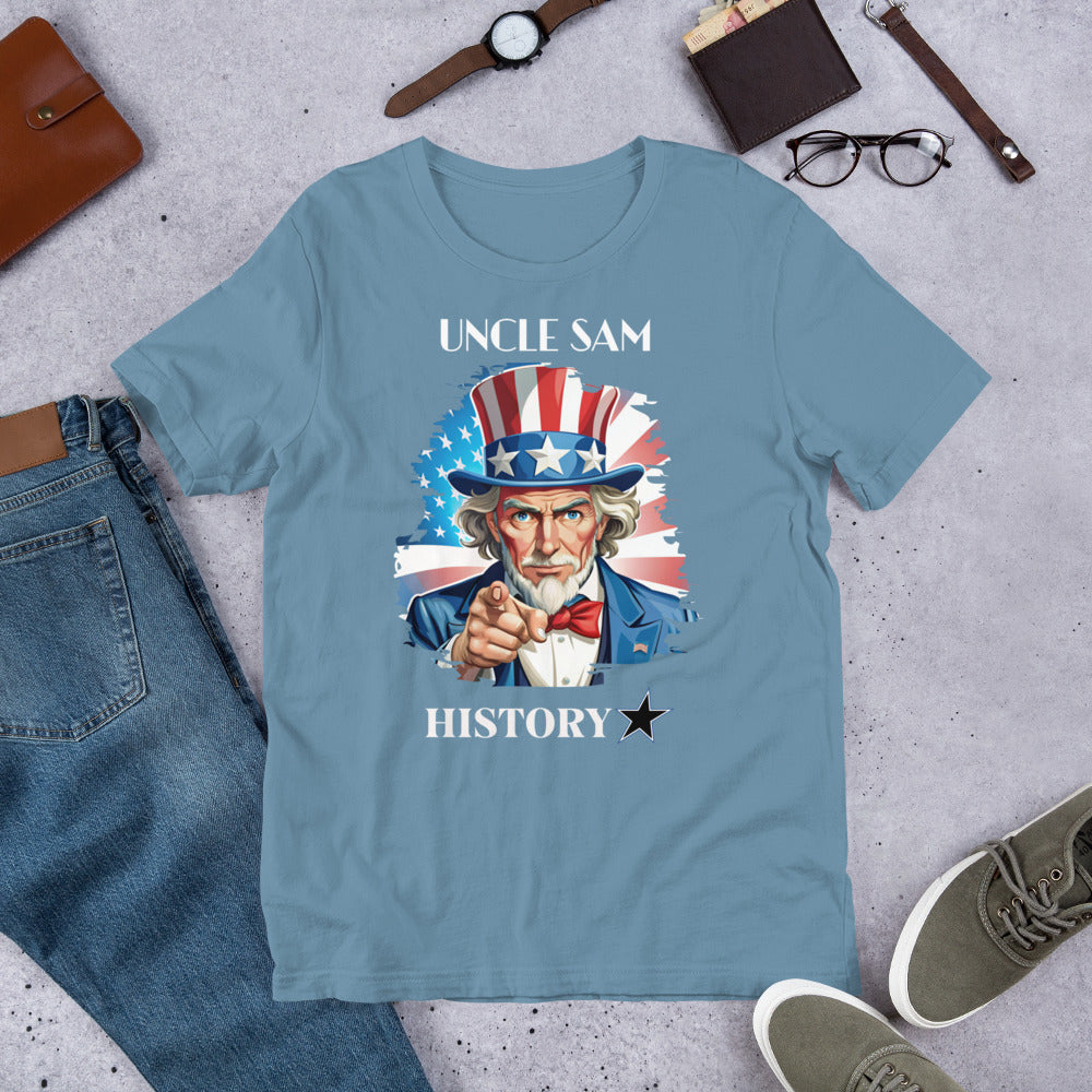 UNCLE SAM - HISTORY STAR - Unisex t-shirt