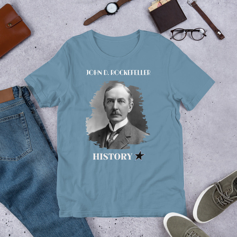 John D. Rockefeller - History Star - Unisex t-shirt