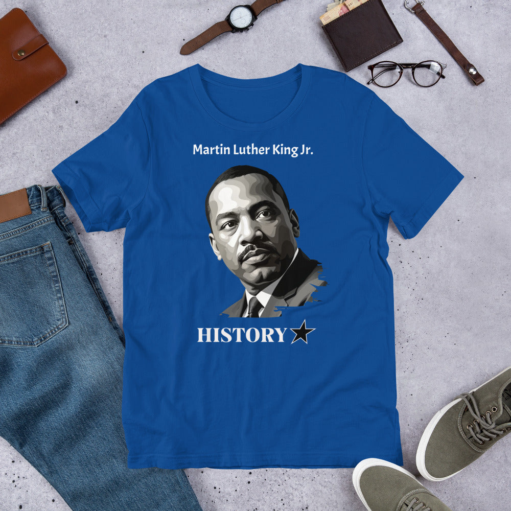 Martin Luther King Jr - History Star - Unisex t-shirt