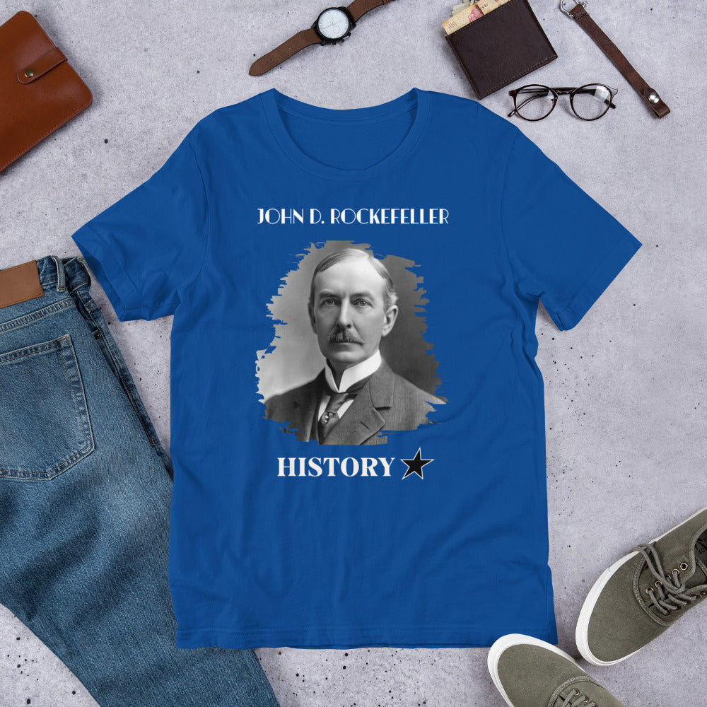 John D. Rockefeller - History Star - Unisex t-shirt