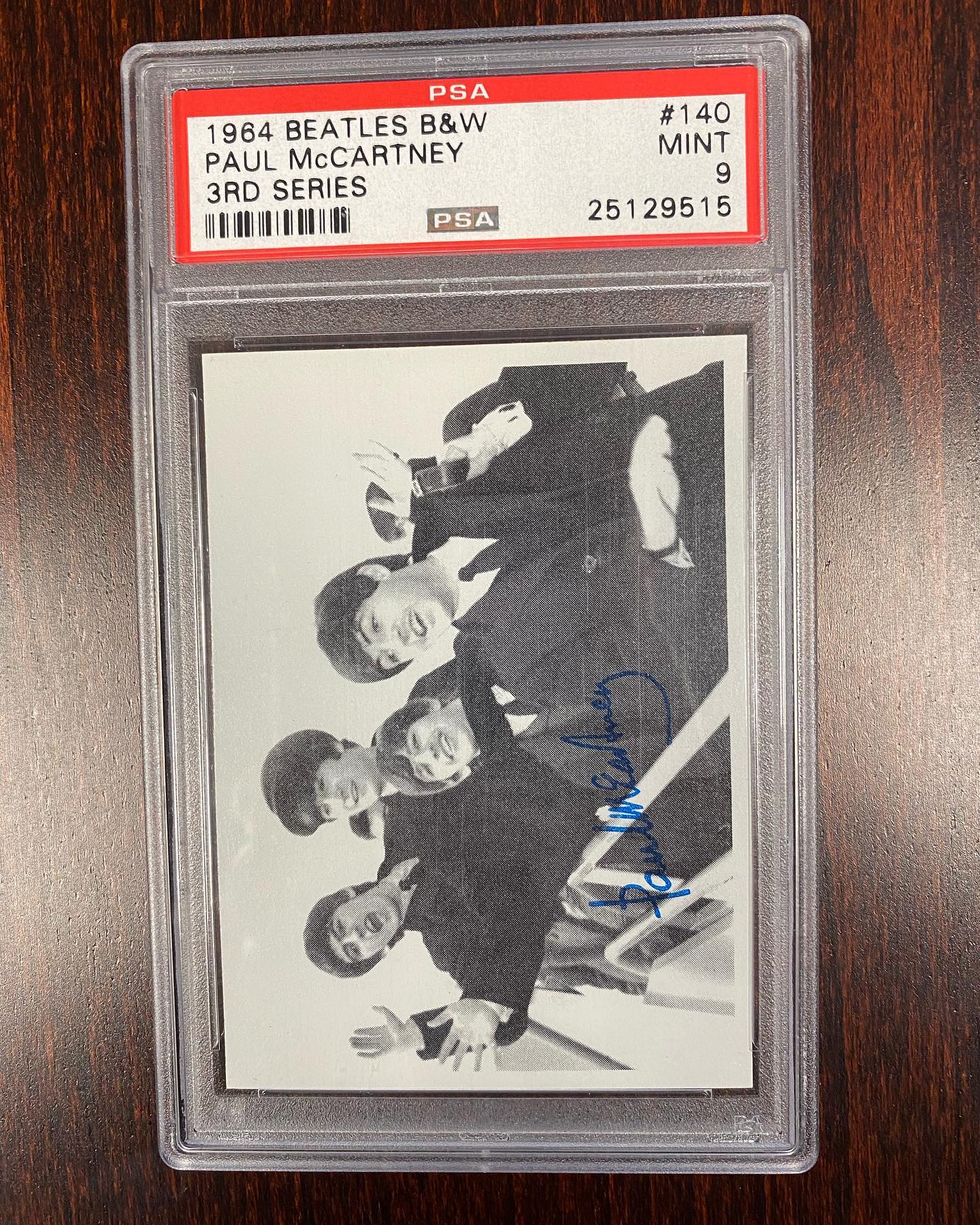 1964 BEATLES B&W, 3RD SERIES, #140 - PSA 9