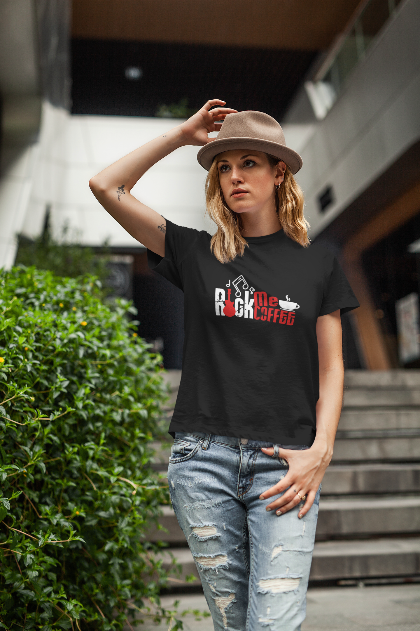 Rock Me Coffee - Unisex T-Shirt