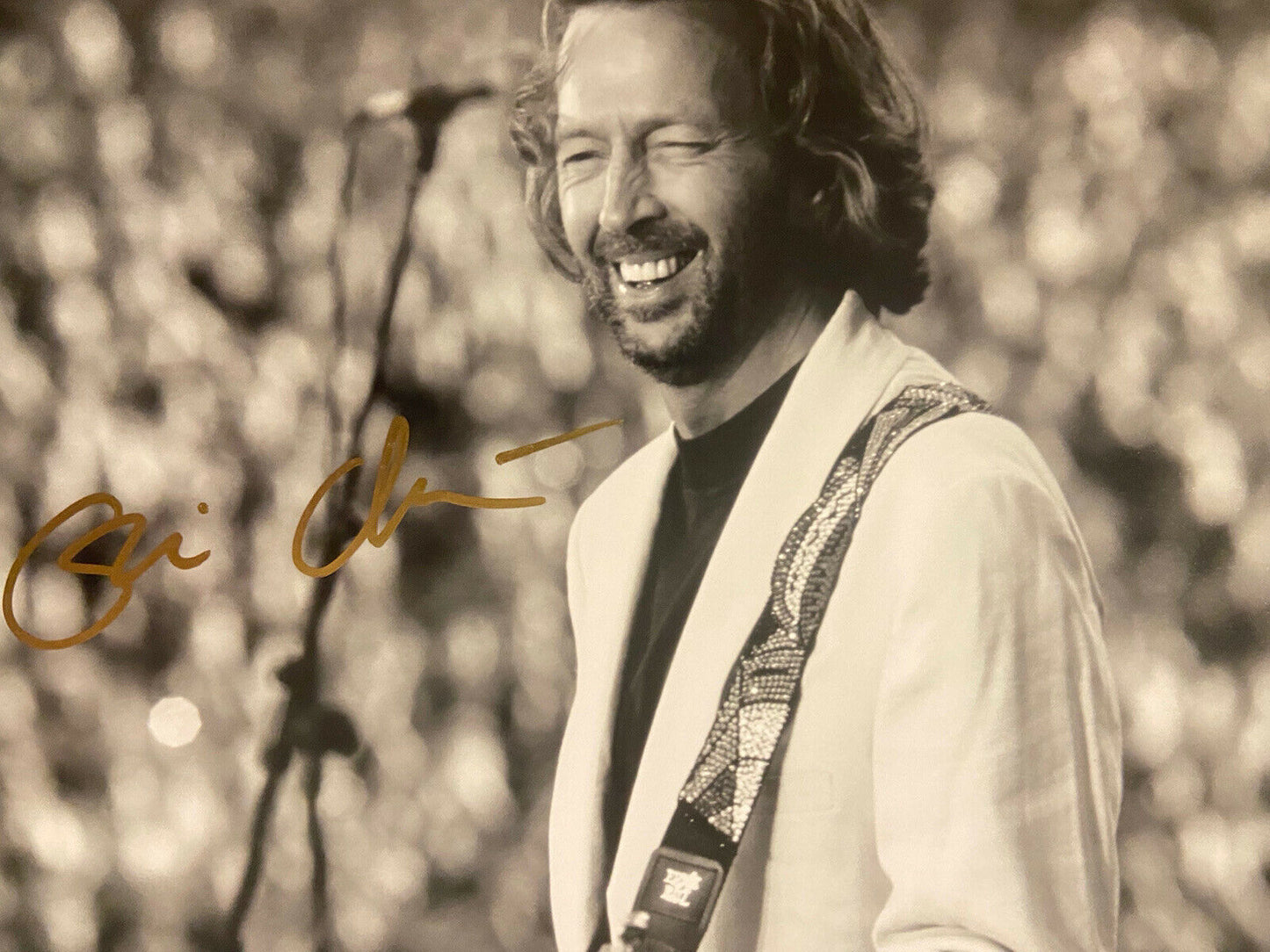 ERIC CLAPTON Autographed 8x10 photo LAYLA W/coa