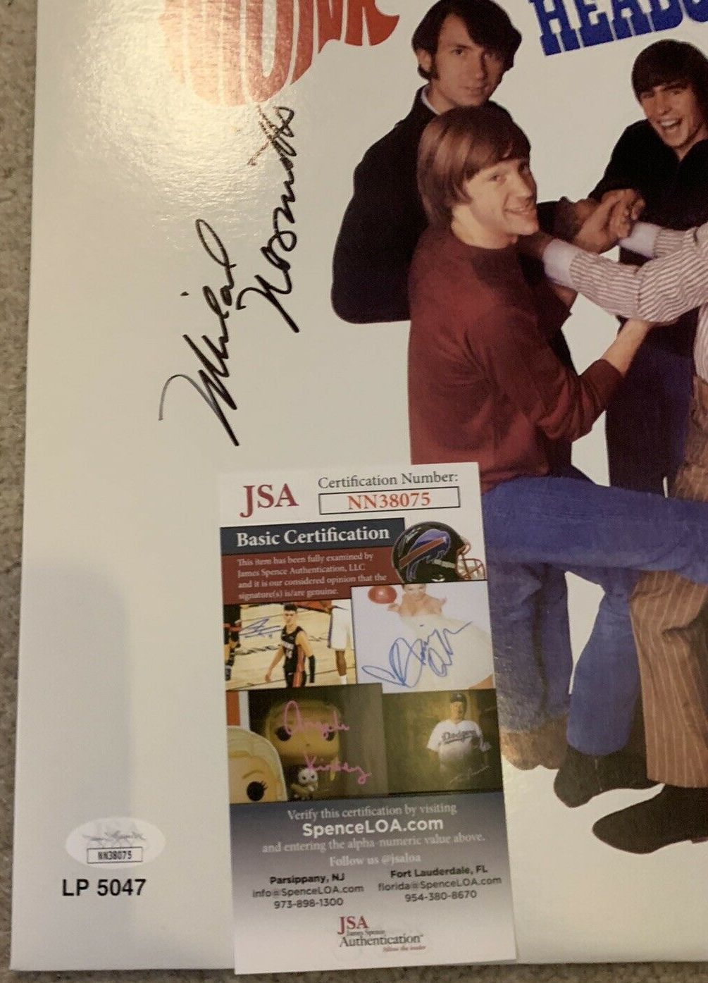 MICHAEL NESMITH Signed Autographed "Headquarters" THE MONKEES Vinyl JSA