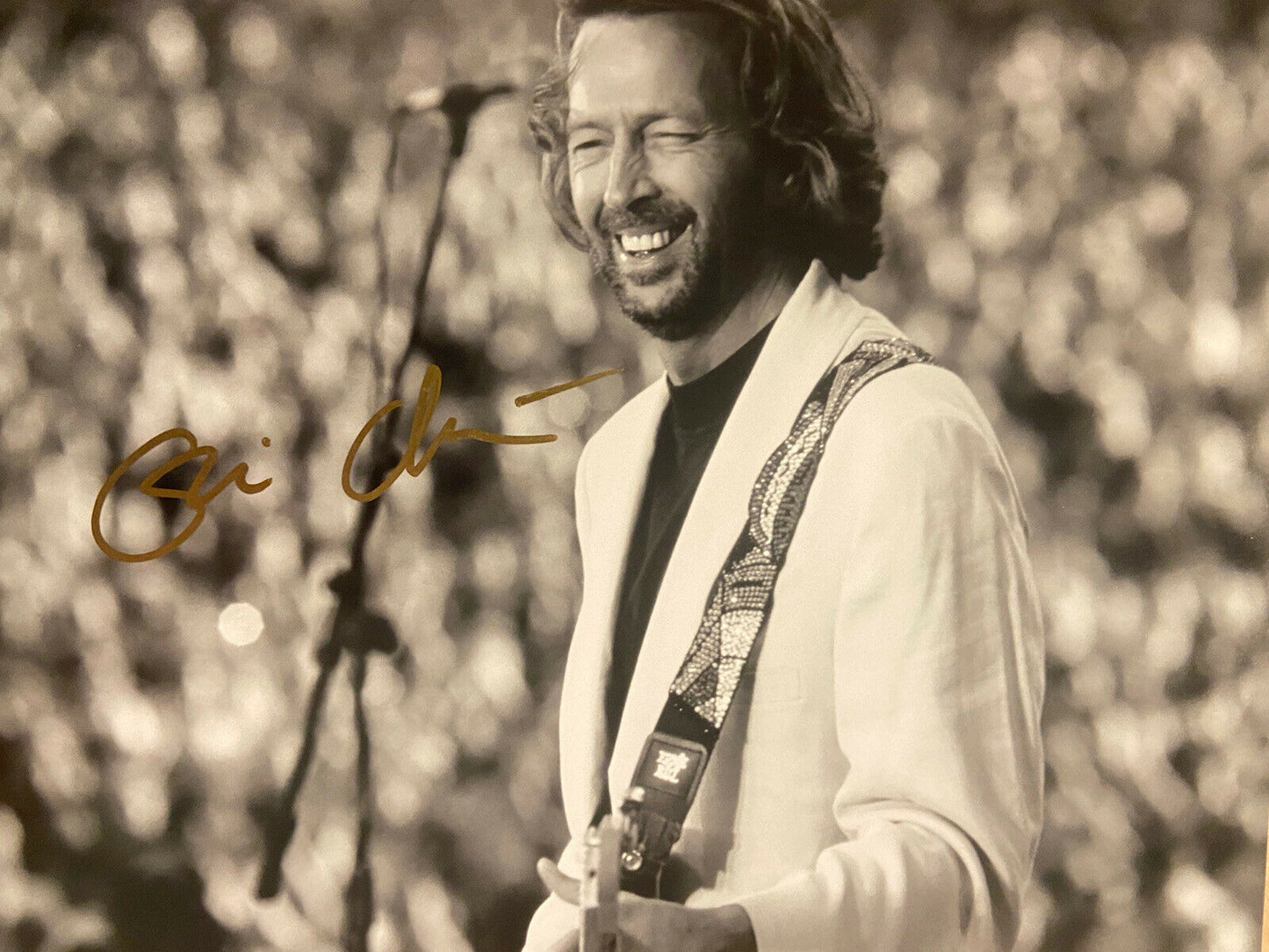 ERIC CLAPTON Autographed 8x10 photo LAYLA W/coa